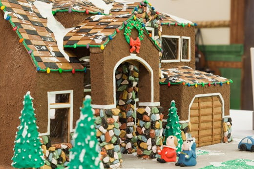 Gingerbread house contest & linky party! | Half-Scratched