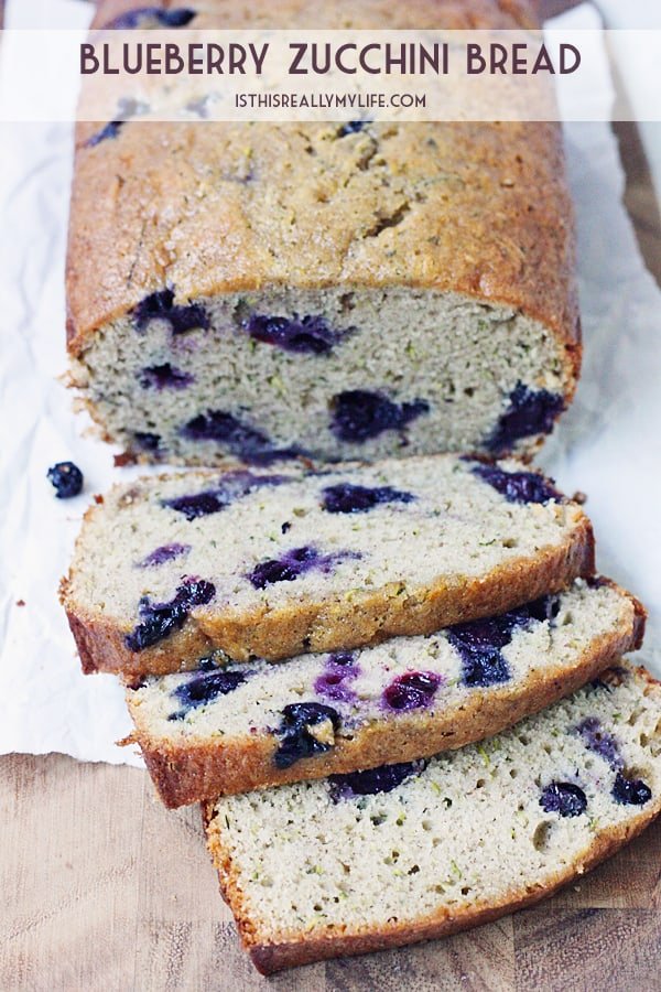 Blueberry Zucchini Bread | Half-Scratched