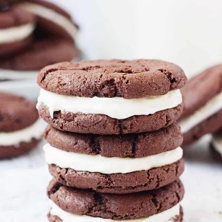 Easy & Tasty Cake Mix Oreo Cookies - Half-Scratched