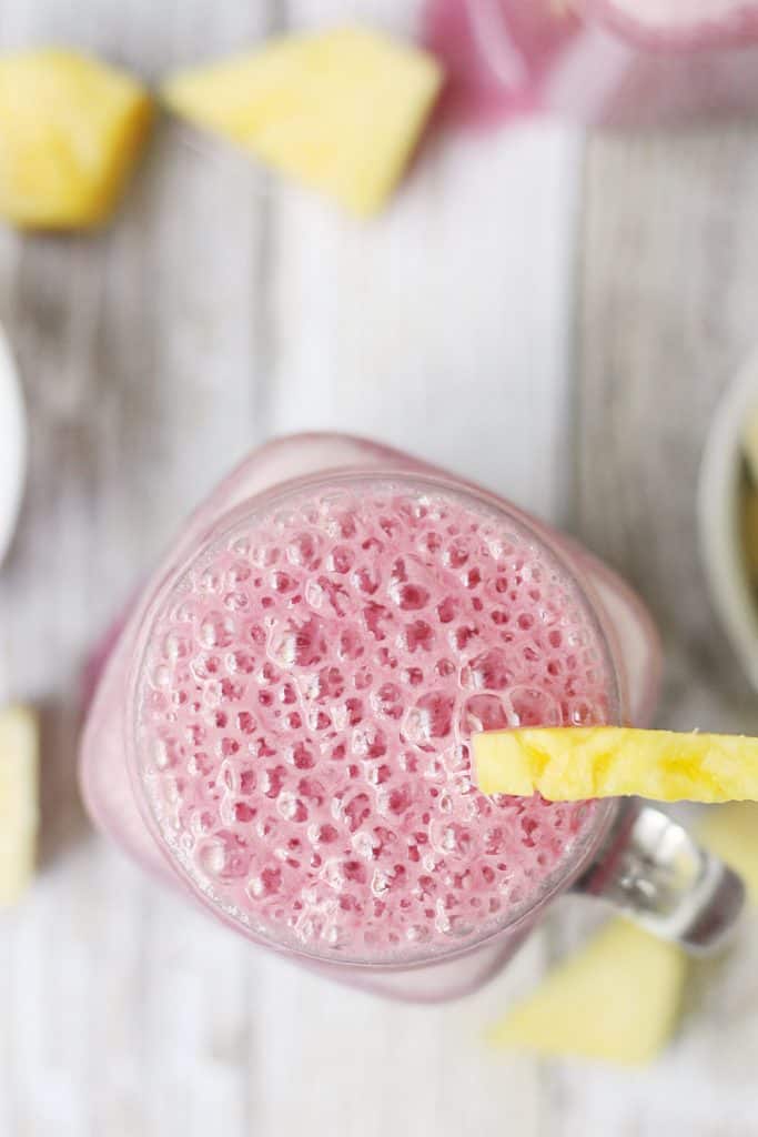 Pineapple cranberry smoothie