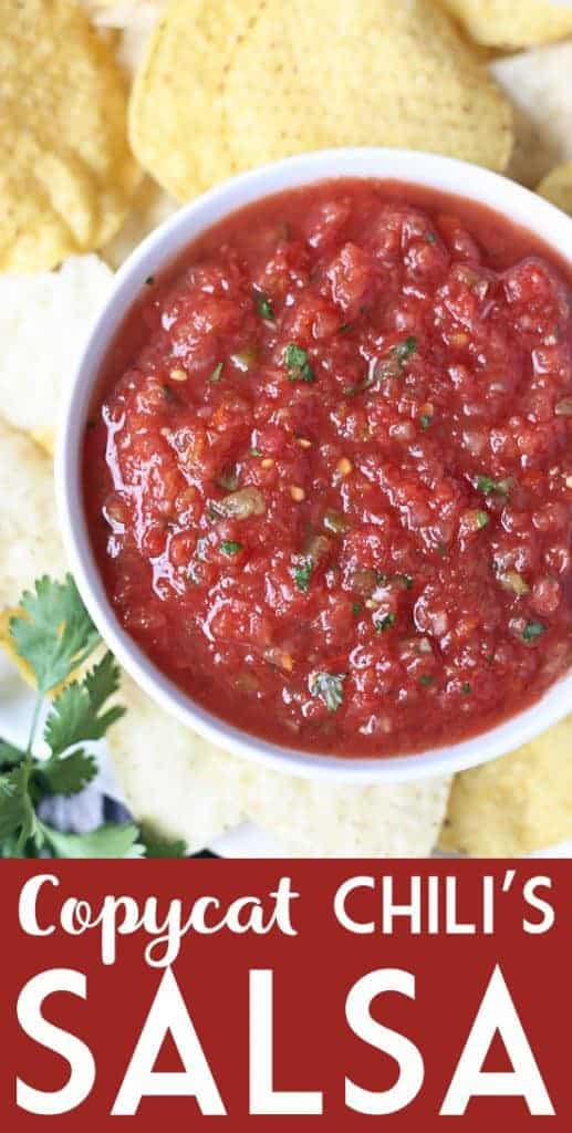 Insanely Good Copycat Chili's Salsa - Half-Scratched