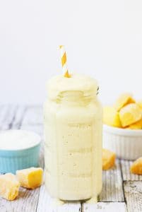 Easy & Delicious Mango Protein Smoothie - Half-Scratched