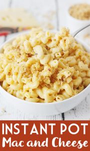 Easy Instant Pot Mac and Cheese - Half-Scratched