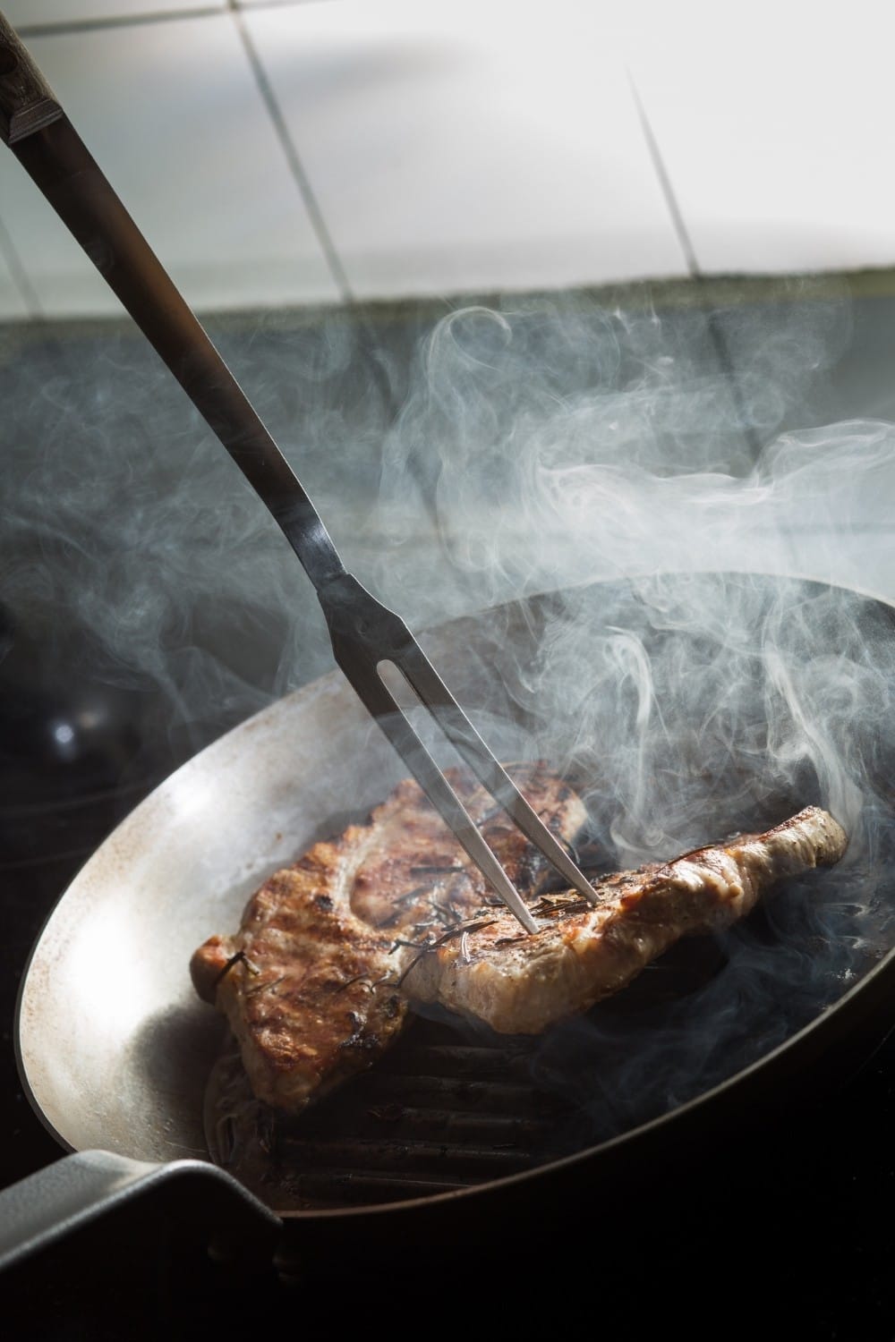 cooking Sizzle Steak