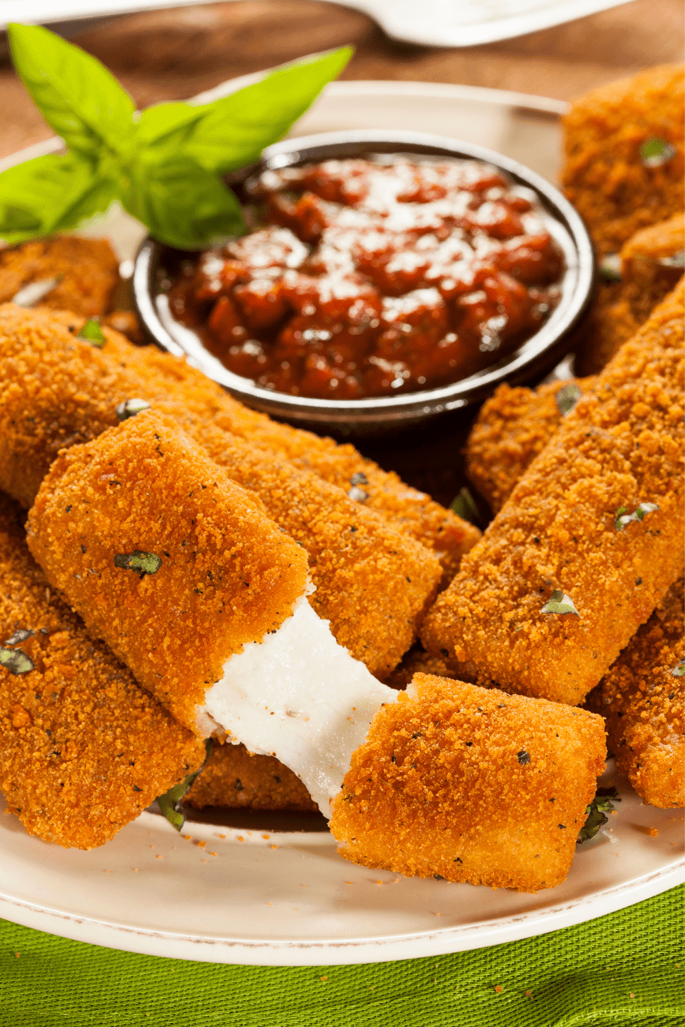 Frozen Mozzarella Sticks In an Air Fryer