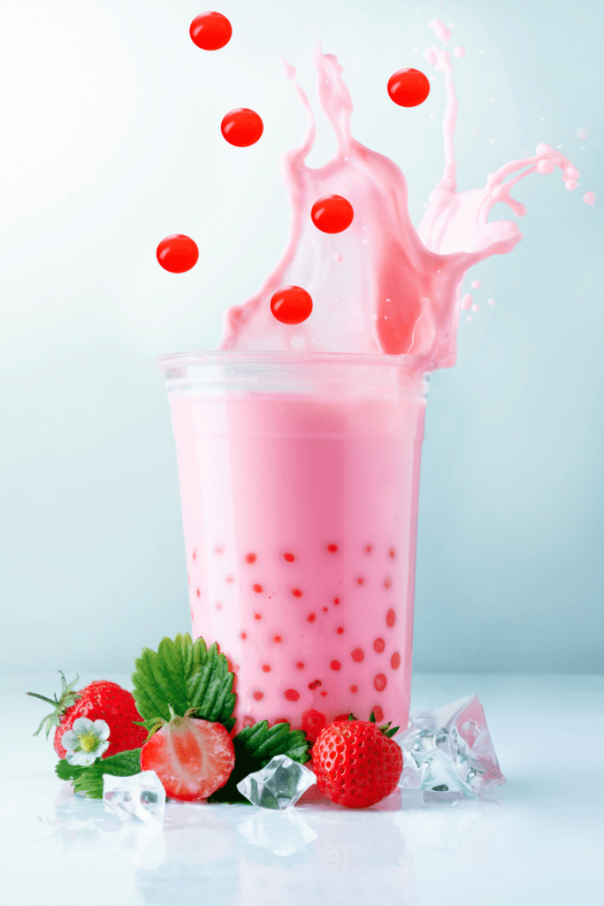 strawberry bubble tea recipe