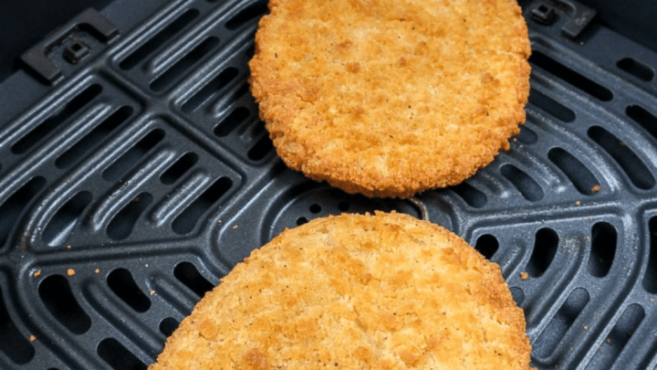 Frozen breaded chicken clearance patties in air fryer