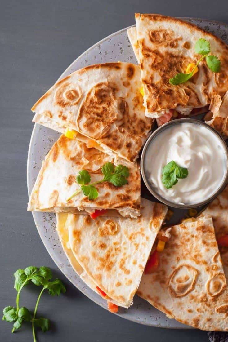 Pioneer Woman Sheet Pan Quesadilla HalfScratched