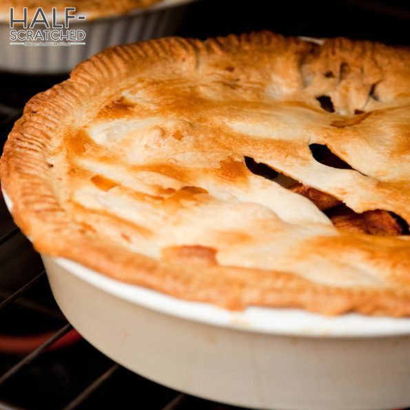 How Long To Bake Apple Pie At 400° F Half Scratched