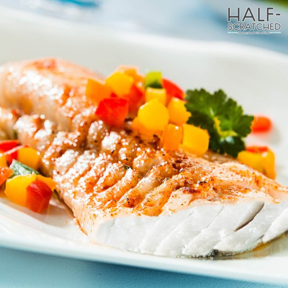 How Long To Bake Haddock At 400 F Half Scratched   Seasoned Haddock Fillet 595x595 