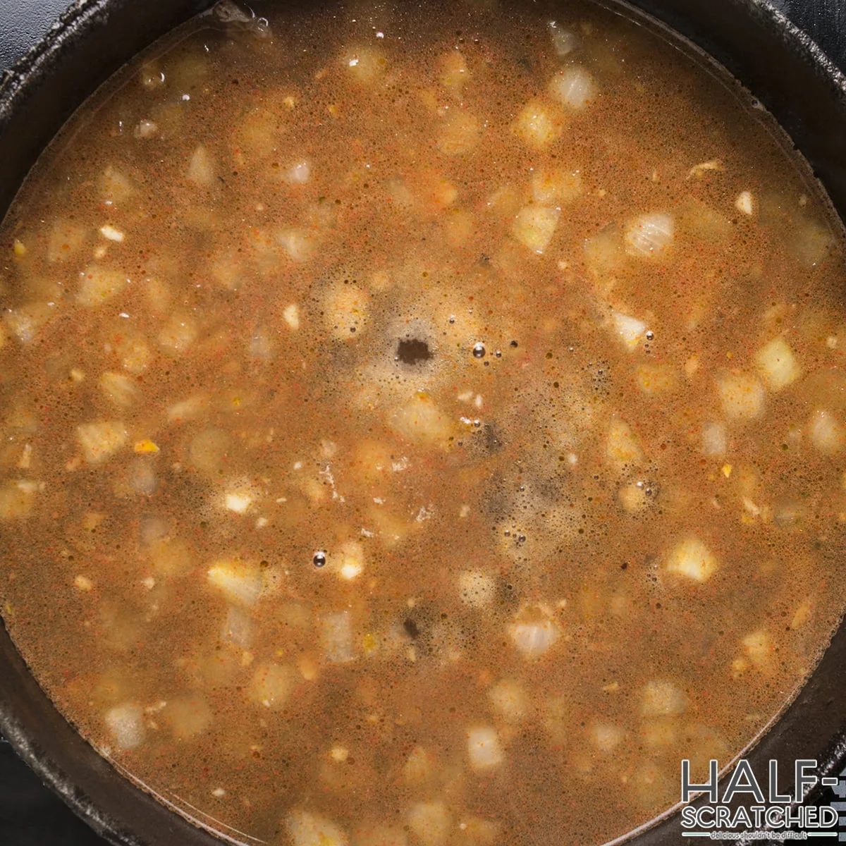 Beer and beef broth in beef stew