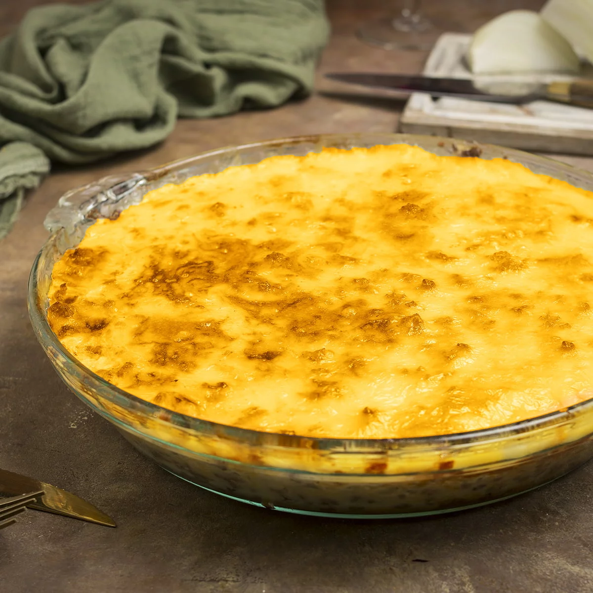 Cheeseburger pie