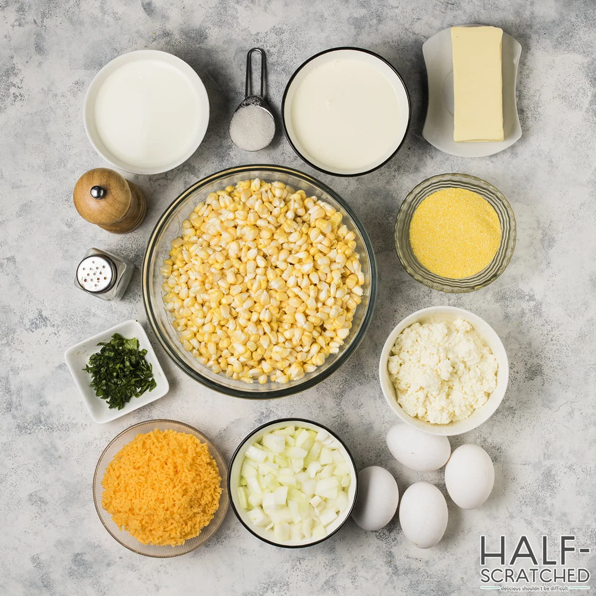 Ina Garten's Corn Pudding Ingredients