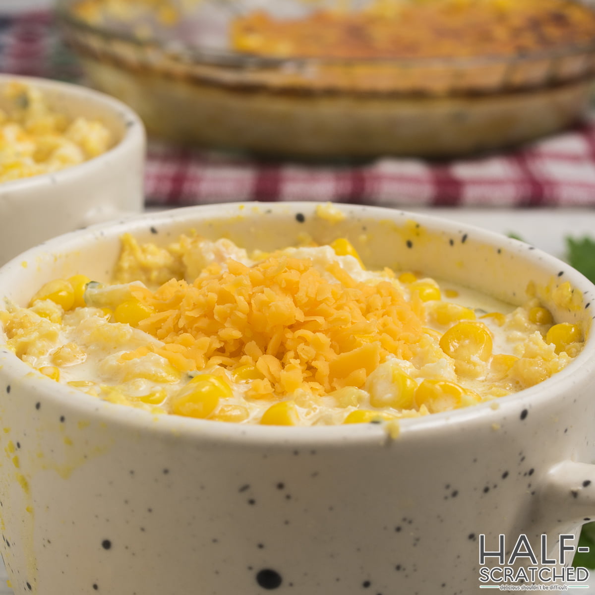 Corn Pudding in a cup