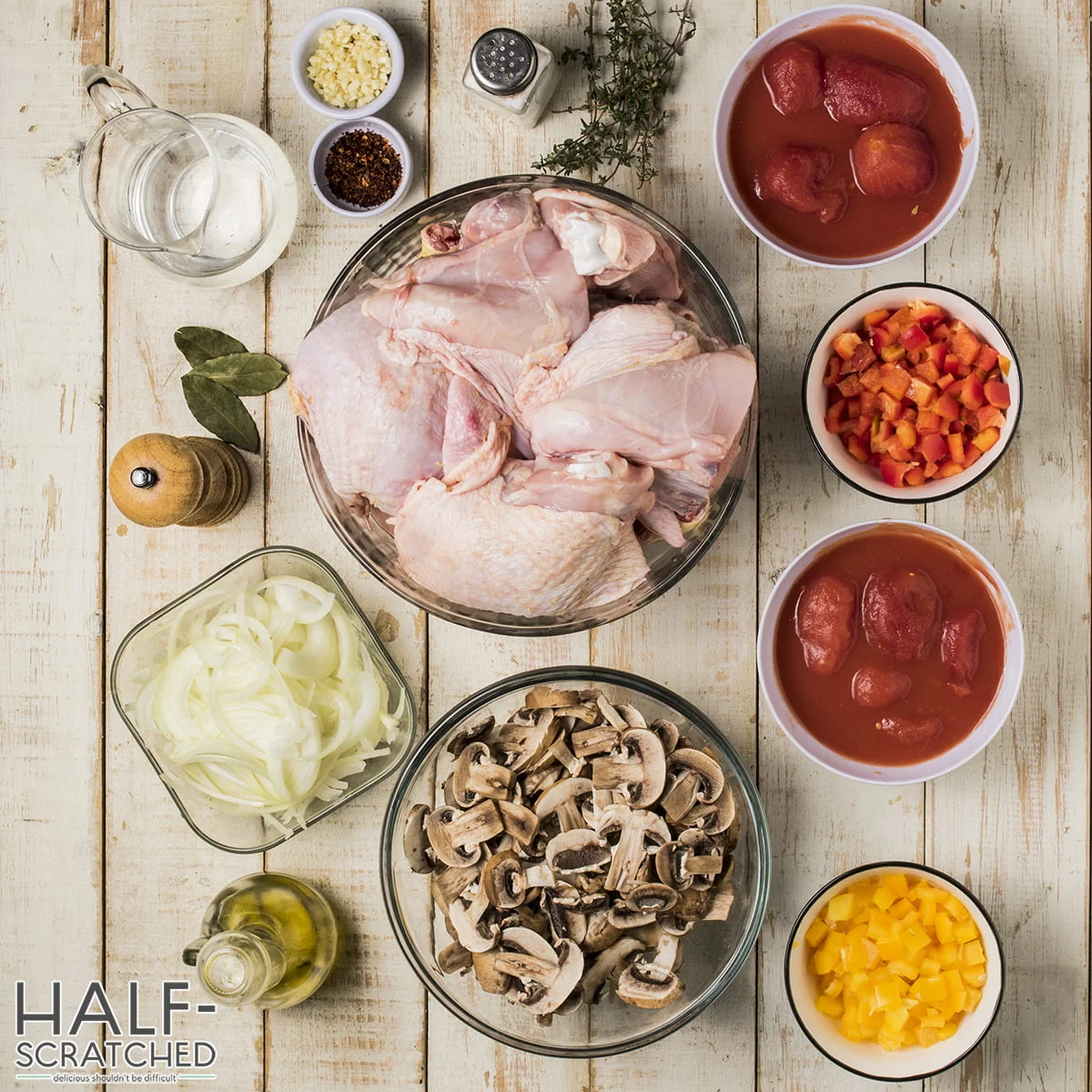 Chicken Cacciatore Ingredients